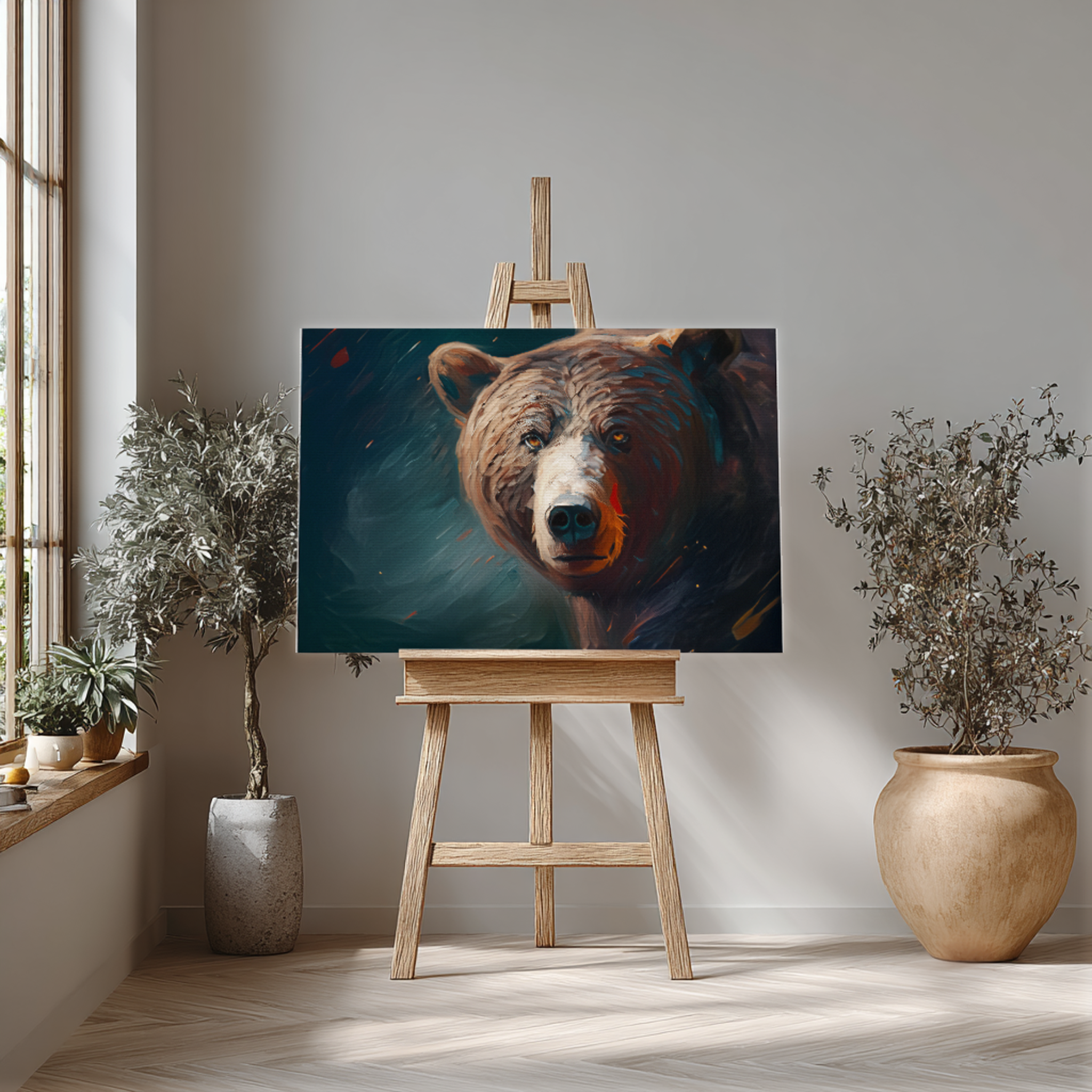 "ANCIENT FUR AND SHADOW" - ORIGINAL PAINTING