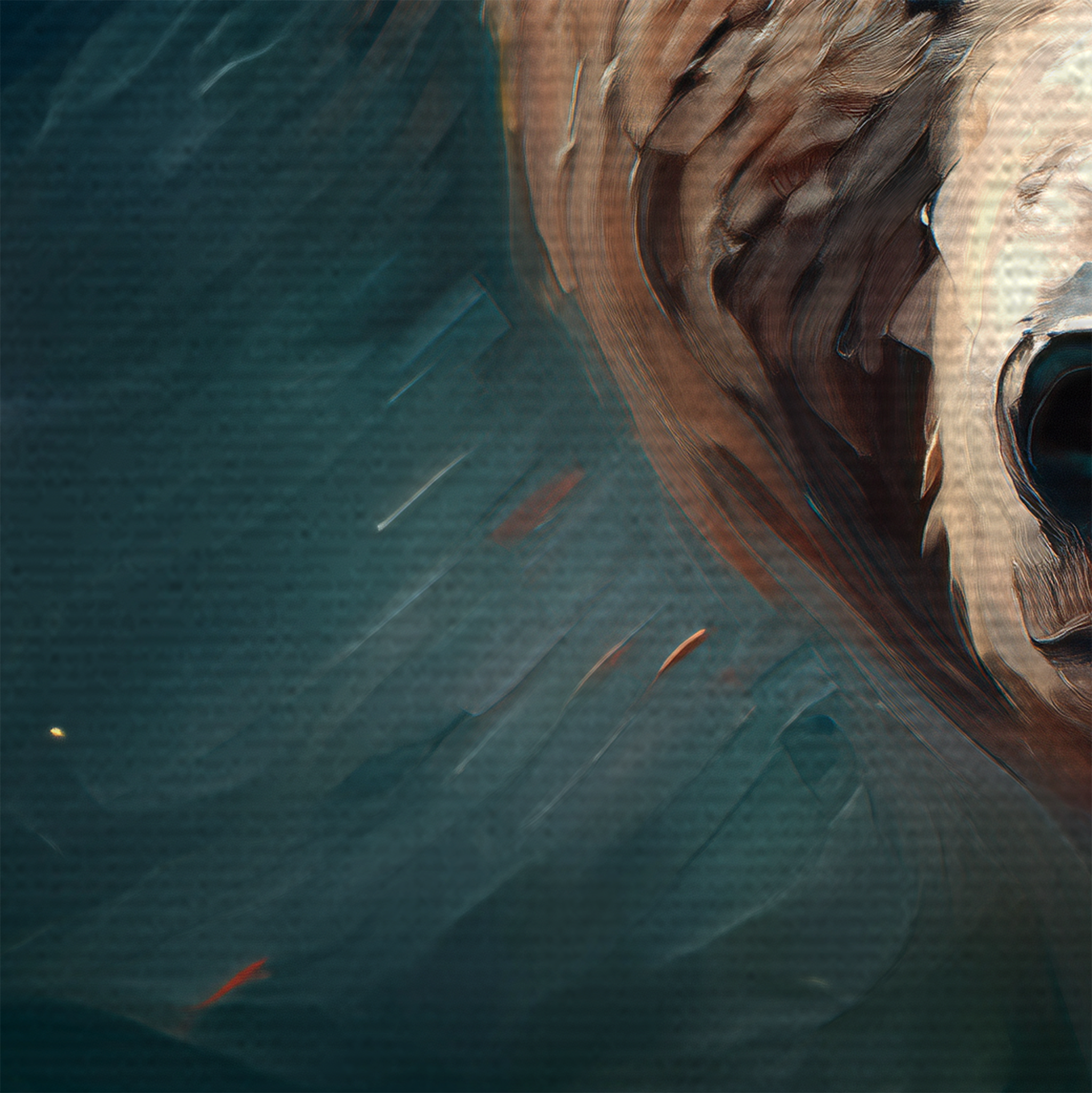 "ANCIENT FUR AND SHADOW" - ORIGINAL PAINTING