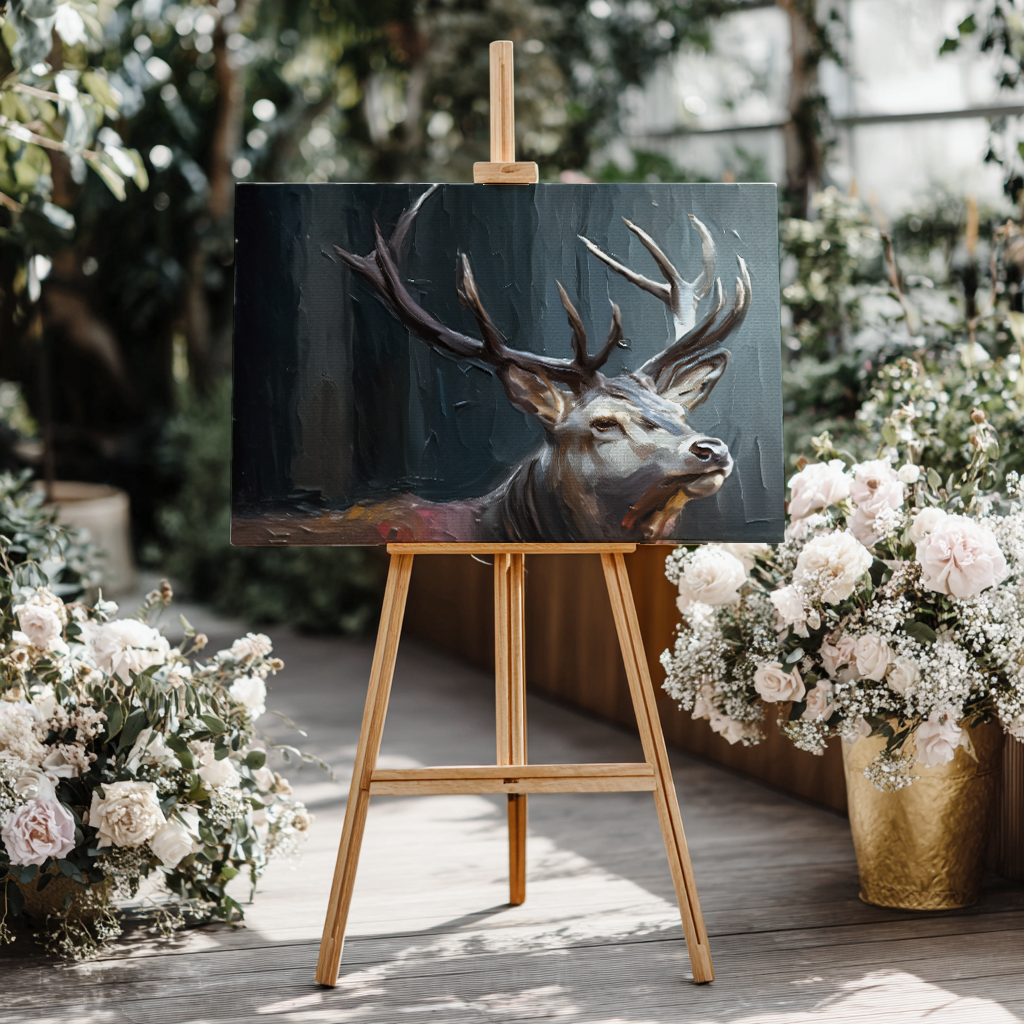 "STAG AT FIRST LIGHT" - ORIGINAL PAINTING