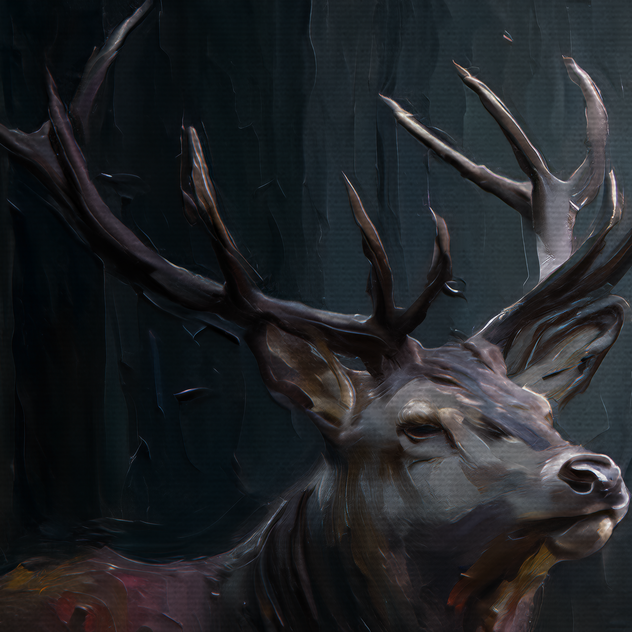 "STAG AT FIRST LIGHT" - LIMITED EDITION PRINTS 1/10
