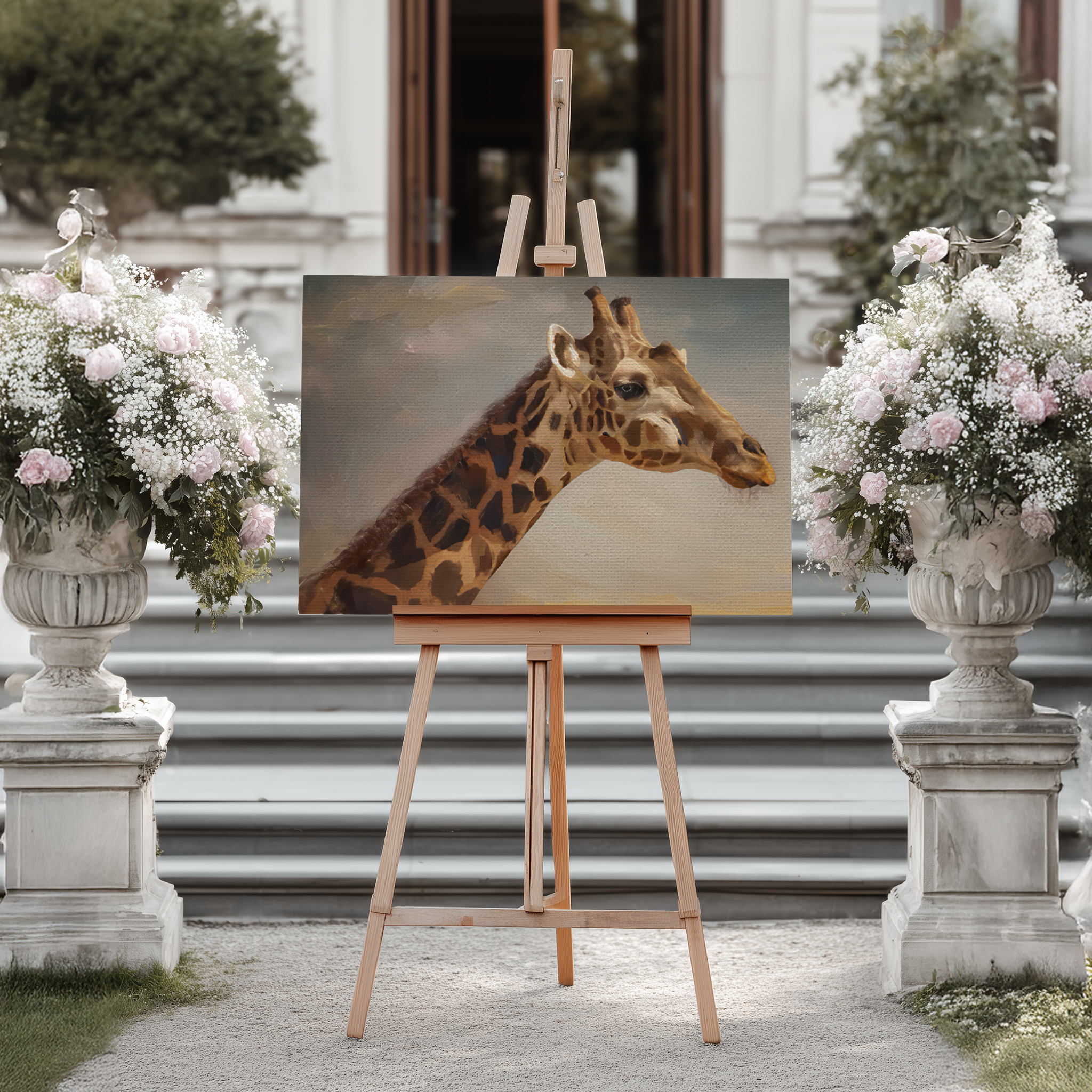 "THE SENTRY OF THE OCHRE PLAIN" - ORIGINAL PAINTING