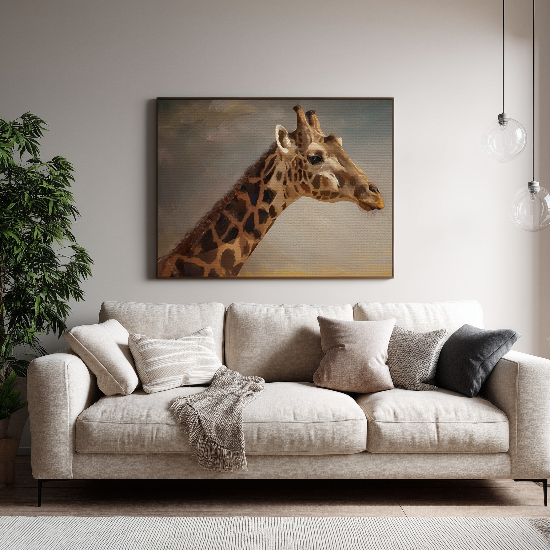 "THE SENTRY OF THE OCHRE PLAIN" - ORIGINAL PAINTING