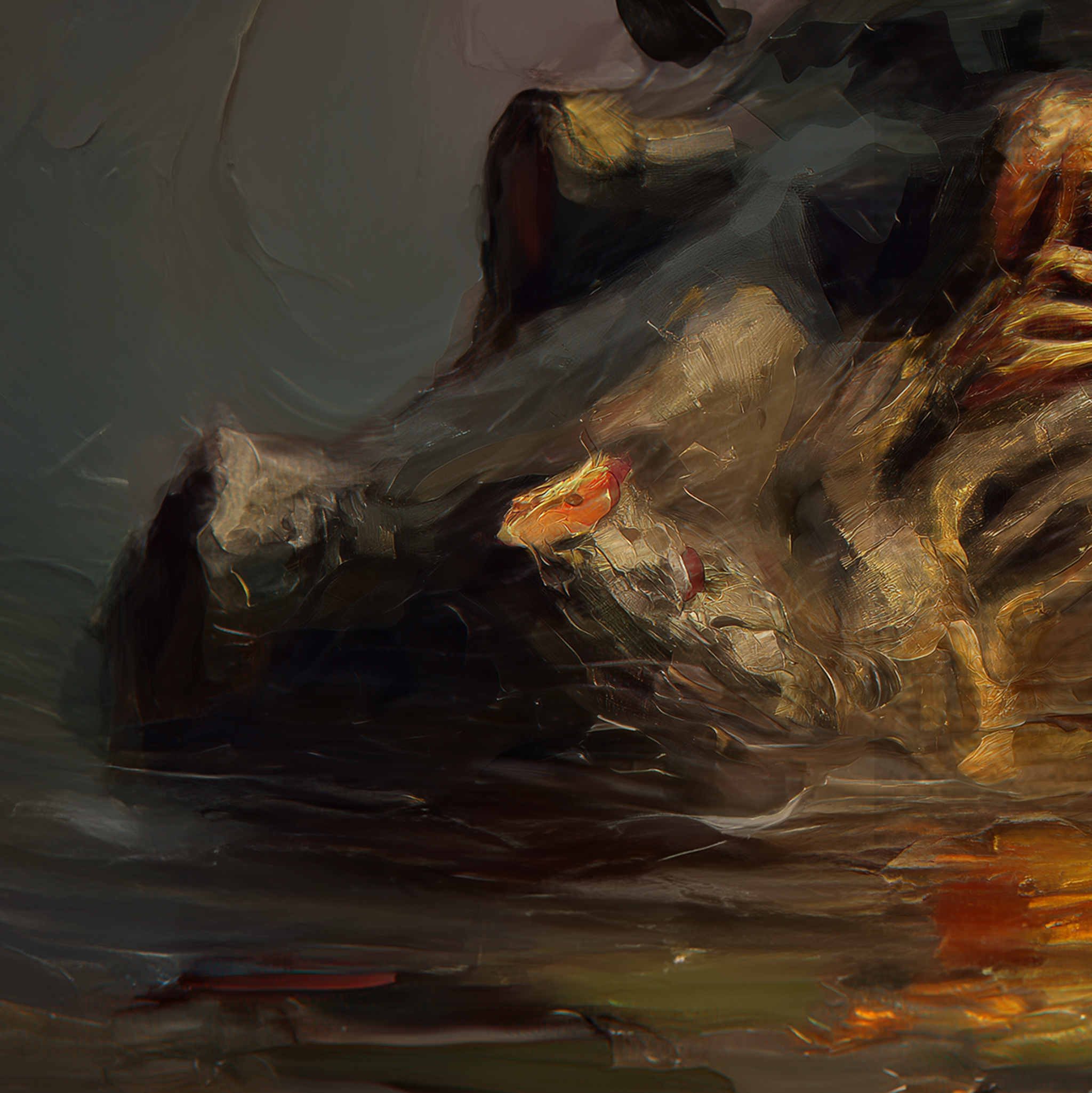 "TWILIGHT DOMINANCE" - ORIGINAL PAINTING